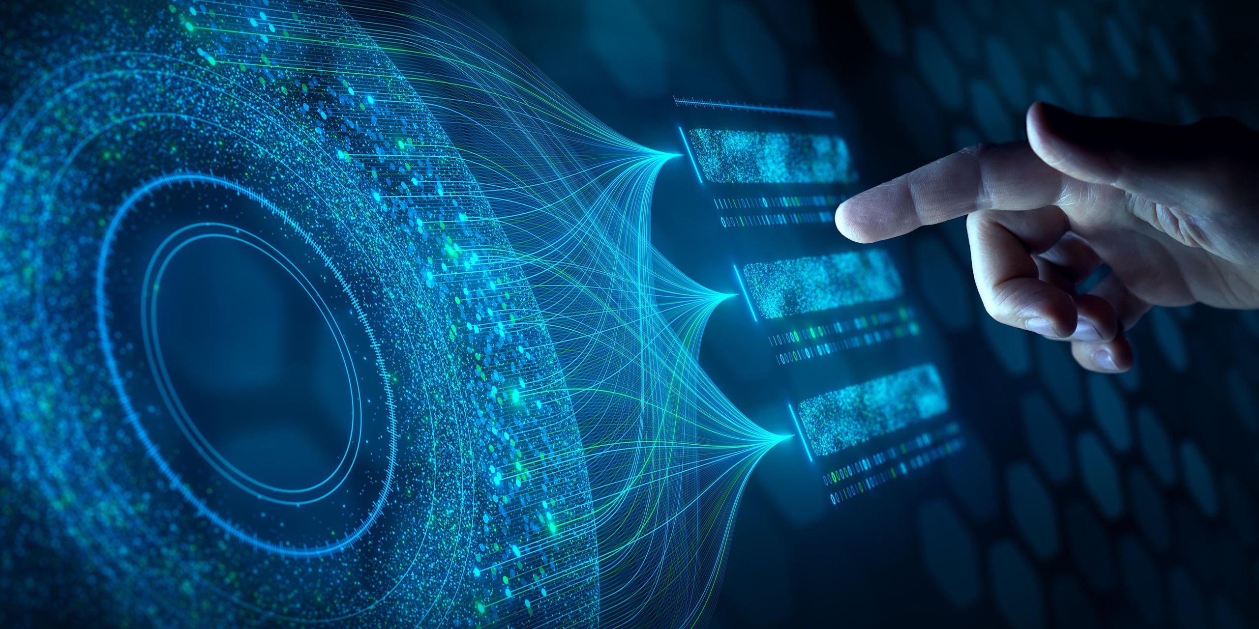 Big,Data,Analysis,With,Ai,Technology.,Person,Using,Machine,Learning