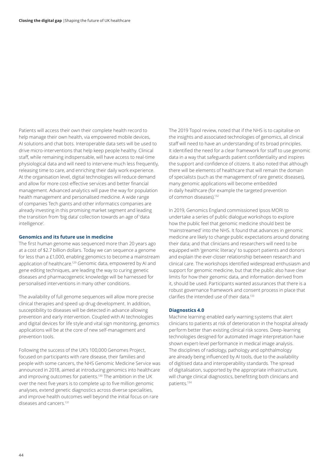 Page 46 of 64: Featured Futurist: Shaping the Future of UK Healthcare, Deloitte