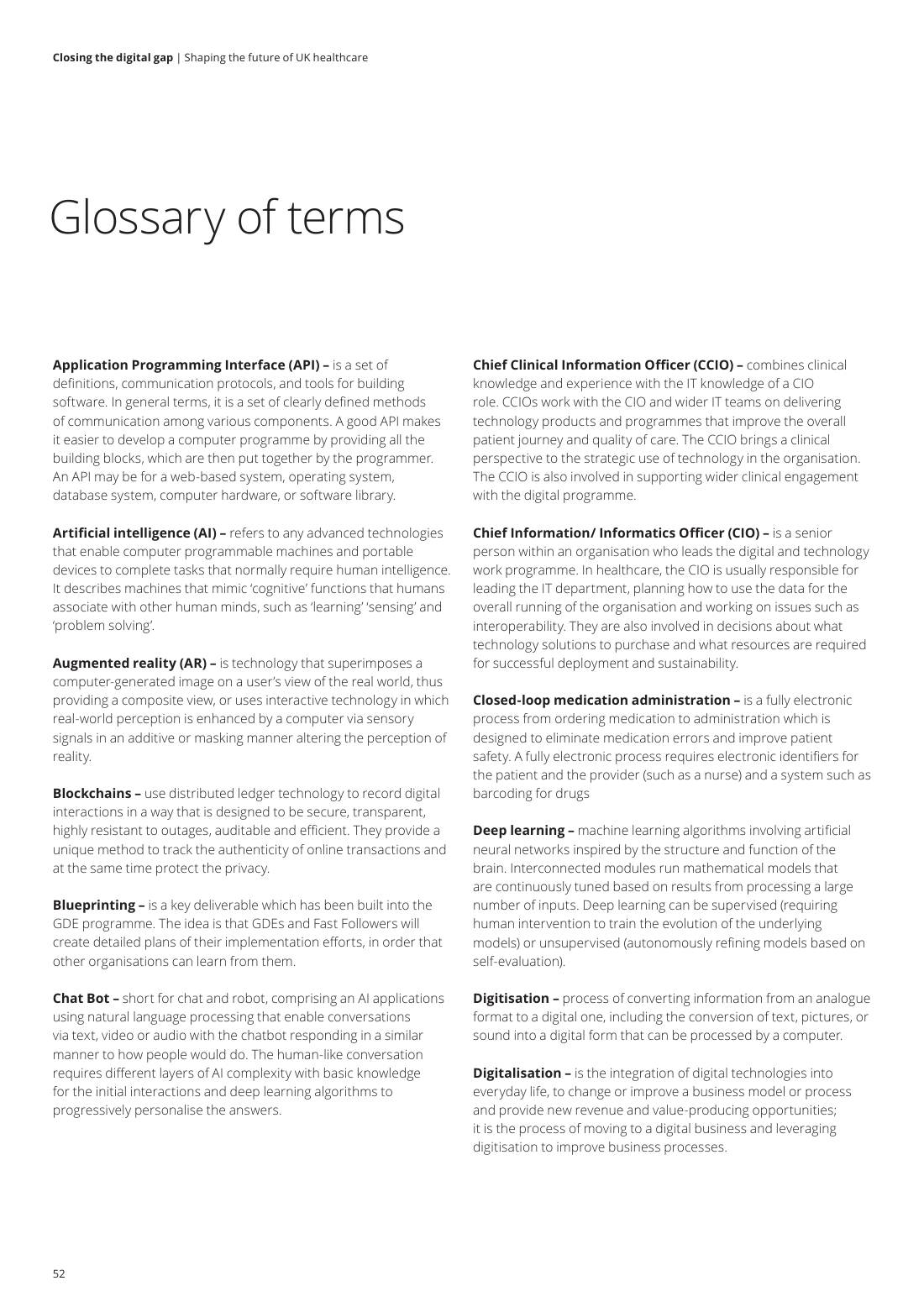 Page 54 of 64: Featured Futurist: Shaping the Future of UK Healthcare, Deloitte
