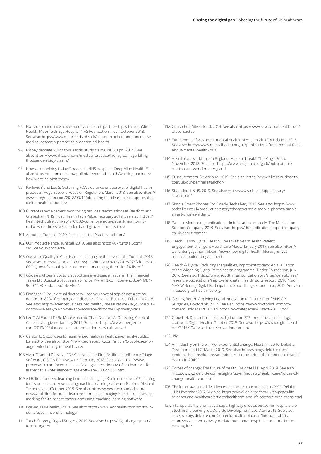 Page 61 of 64: Featured Futurist: Shaping the Future of UK Healthcare, Deloitte