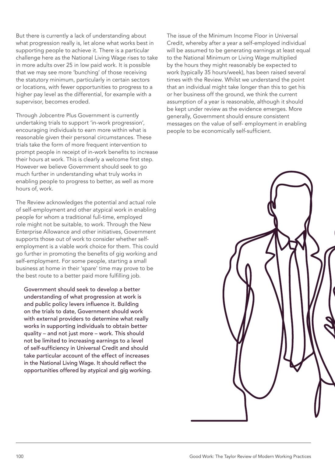 Page 100 of 116: Featured Futurist: Taylor Review of Modern Working Practises, The RSA