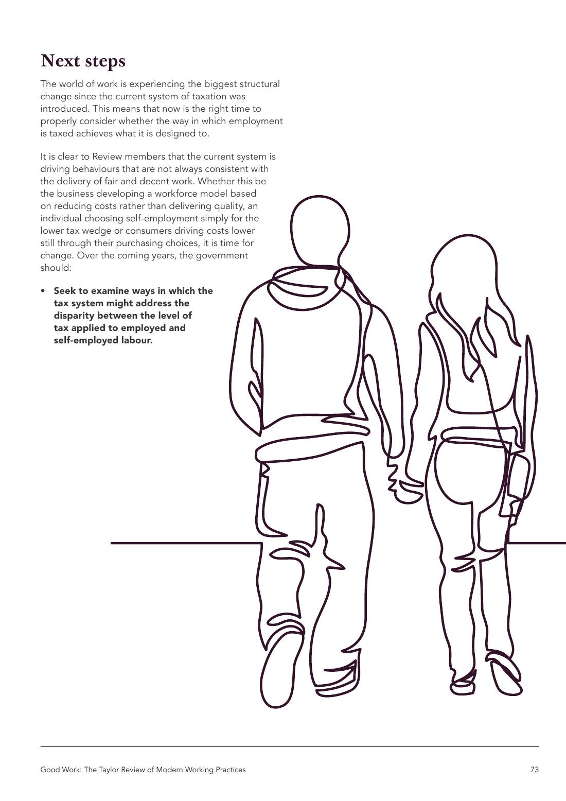 Page 73 of 116: Featured Futurist: Taylor Review of Modern Working Practises, The RSA