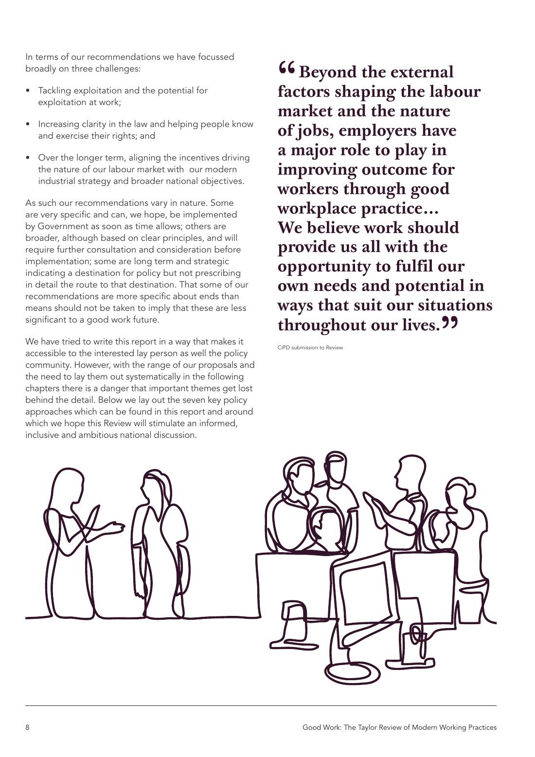 Page 8 of 116: Featured Futurist: Taylor Review of Modern Working Practises, The RSA