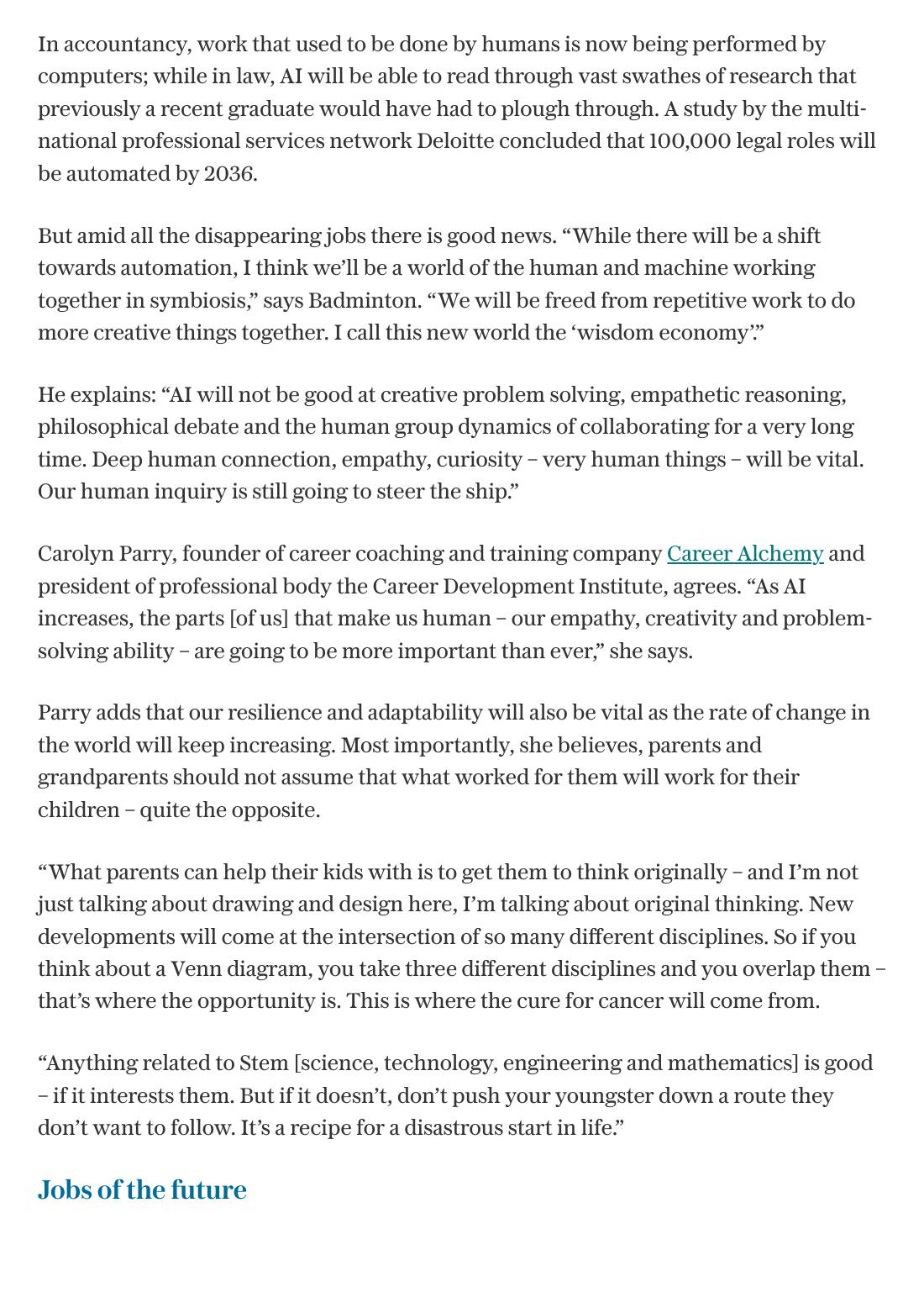 Page 4 of 13: Featured Futurist: The Jobs of 2040, Telegraph